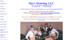 Desktop Screenshot of macsmodeling.com